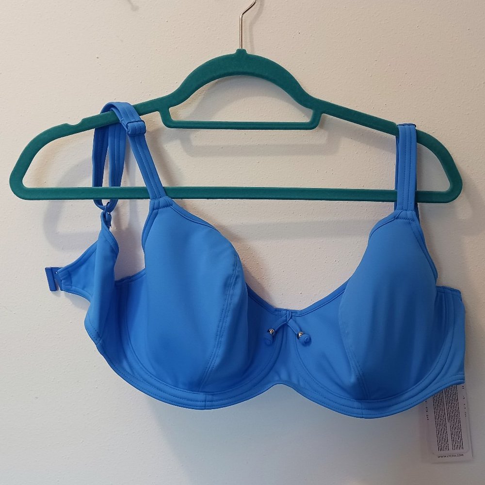 Freya Women's Remix Sweetheart Bikini Top in Blue 32G